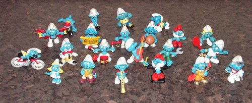 Pacchetto figurine puffi - x,