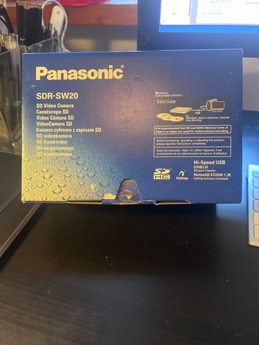 Videocamera panasonic sdr sw20 - panasonic, sdr-sw20