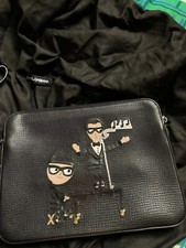 Pochette pelle di vitello nera