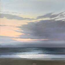 Marina IV Agostino Cancogni Quadro Opera Dipinto ad Olio Su Tela PEZZO UNICO