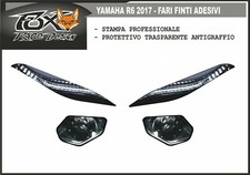 ADESIVI stickers moto KIT per YAMAHA R6 2017 FARI FINTI