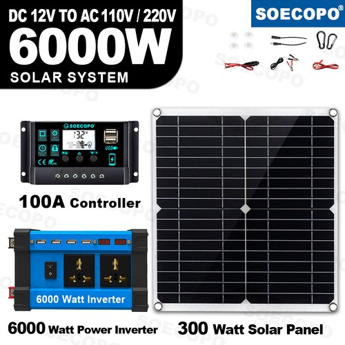 Kit pannello solare 6000w 110v - kit,