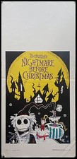1993 * Locandina Cinema "Nightmare Before Christmas – Tim Burton" Animazione (A-