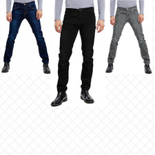 jeans uomo blu denim Pantalone