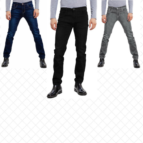 Jeans uomo blu denim - blu, pantalone