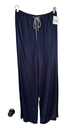 Pantalone coulisse blu navy