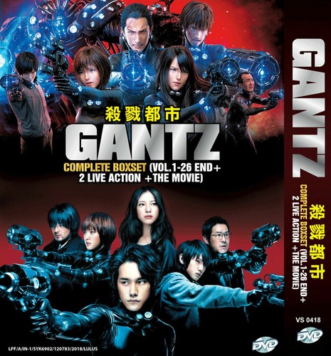 Dvd anime gantz vol - dvd~anime, end