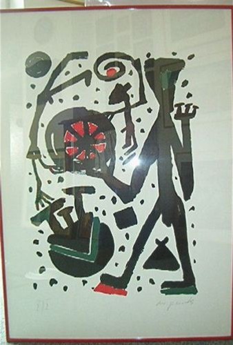 Penck offset a - r., colori