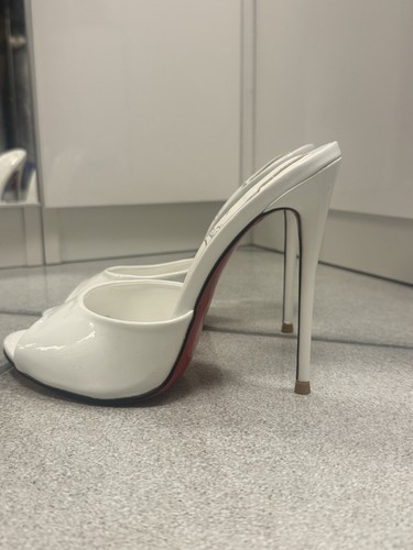 Christian louboutin mule pelle - christian,