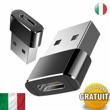 Adattatore Convertitore USB Tipo-C Femmina a USB 3.0 Maschio per iPhone Samsung