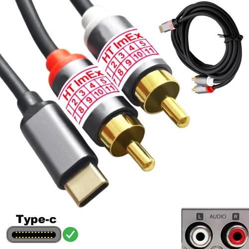 Cavo adattatore usb a - usb-c, rca