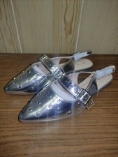 Scarpe argentate per donna con