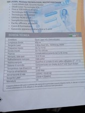 LASER a diodo QB600 BIANCO diodo laser VDL 808nm frequenza impulsi da 1 a 10Hz