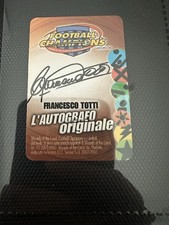 Autografo Originale Francesco Totti Wizards Football Champions 2002-2003 Serie A