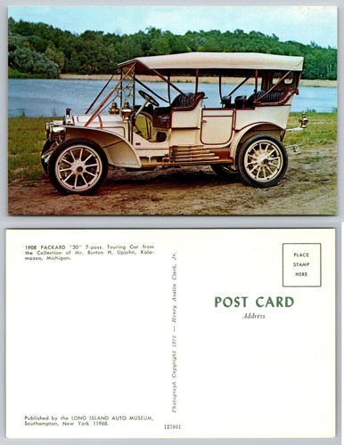 1908 packard cartolina - "30",