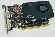 Scheda video grafica 2 GB EVGA nVidia GeForce GT640 DVI / HDMI DDR3 PCI-e (GPU)
