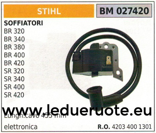 42034001301 bobina elettronica - 42034001301,