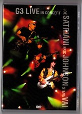 G3 Live in Concert - Joe Satriani, Eric Johnson, Steve Vai - DVD Come Nuovo