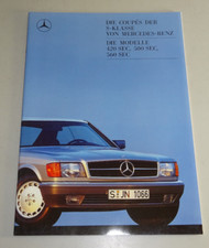 Brochure Mercedes Benz W126