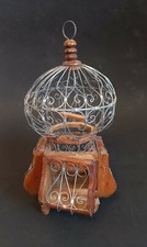 gabbia per uccelli in ferro e