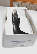 SCARPE MARINA MILITARE GUARDIA COSTIERA NERE MASCHILI MISURA 42 LOTTO STOCK