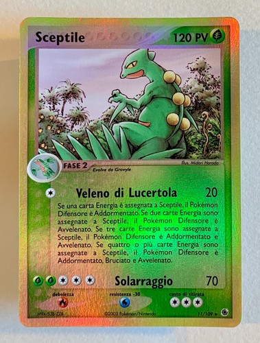 Pokemon sceptile 109 ex - pokemon,