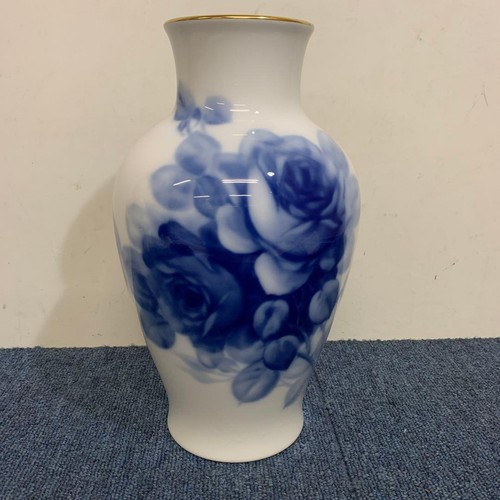 Vaso rosa blu okura - vaso,