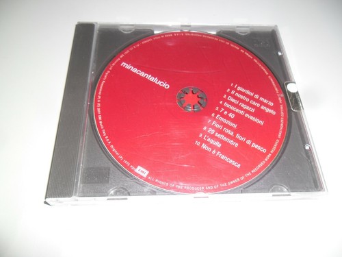Mina canta lucio 2001 - lucio, cd