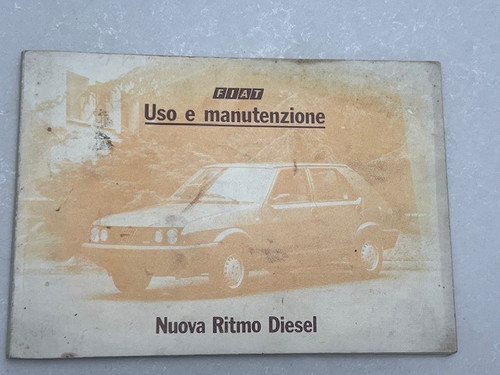 Uso manutenzione fiat ritmo - e,