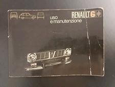 RENAULT 6 Manuale uso e