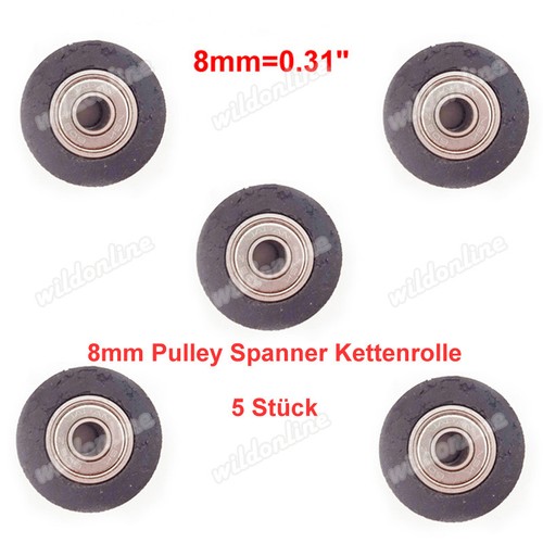 Puleggia 8mm rullo catena - 8mm,