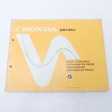 Honda CB 125 J catalogo