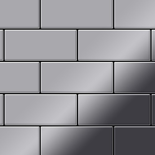 Piastrella mosaico metallo