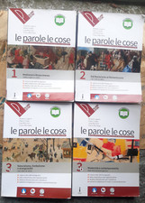LOTTO IN 4 VOLUMI "LE PAROLE LE COSE" - R. LUPERINI P. CATALDI - PALUMBO EDITORE
