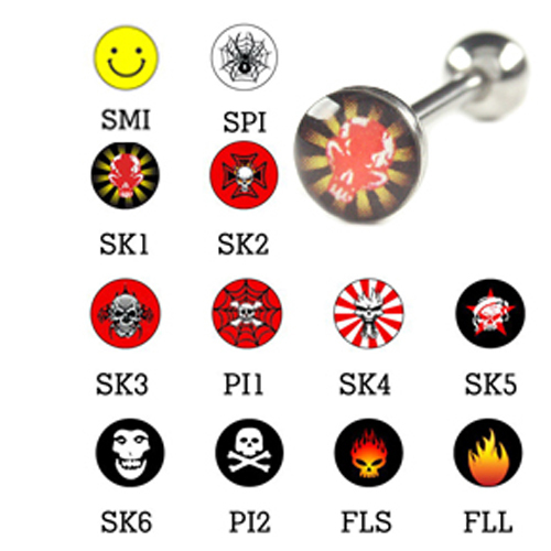 Barbell zungen piercing - barbell,