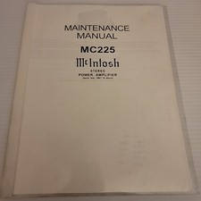 McIntosh MC225 Amplificatore