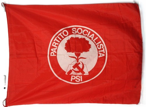 Bandiera psi partito - bandiera,