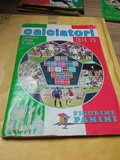 Raro ALBUM Figurine Calciatori Panini 1974/75 Con 483 Figurine Vedi Condizioni 