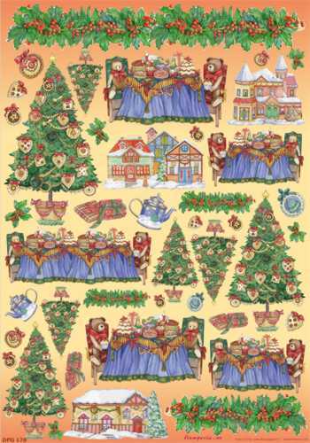 Carta decoupage natale - carta,