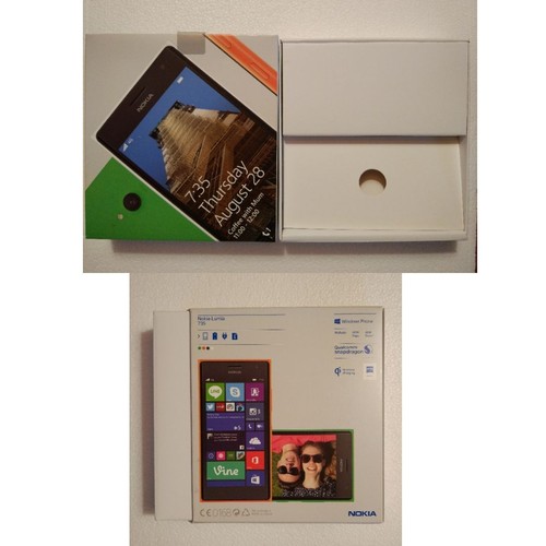 Vendo scatola nokia lumia 735 - scatola,