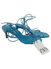 ZARA sandali donna turchese