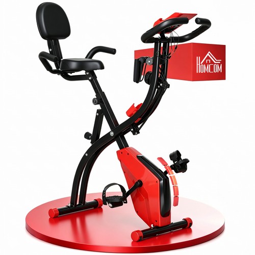 Homcom cyclette pieghevole - homcom, 2