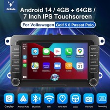 4+64G 7" Android 14 Car Stereo