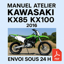 Manuel Atelier Kawasaki KX85