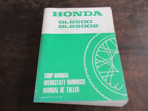 Honda gl650d gl650d2 service - gl650d,