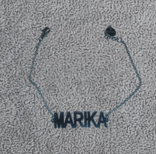Bracciale con nome marika - bracciale, in