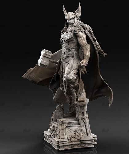 Statua scultura resina thor - in,