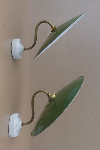Ancienne paire lampe cour - de,