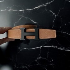 HERMES H Nero Marrone