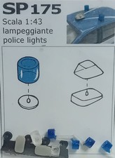 ACCESSORI 1/43 LAMPEGGIANTI da
